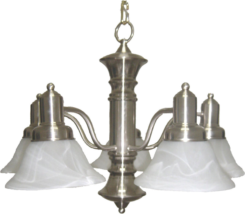 20325MRSN - Newburg 5-Light Chandelier in Satin Nickel by Maxim Lighting