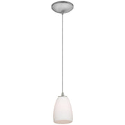 Sherry Cable Pendant in Brushed Steel