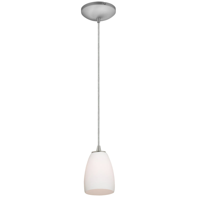 Sherry Cable Pendant in Brushed Steel