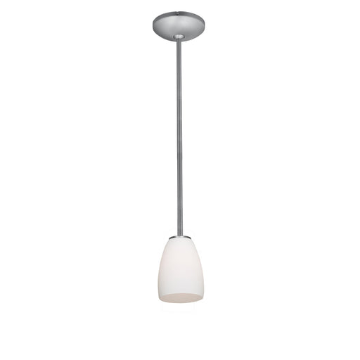 Sherry Stem Pendant in Brushed Steel