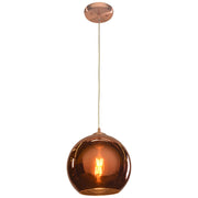 Glow 10" Pendant in Brushed Copper