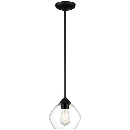 Vintage LED Pendant in Matte Black