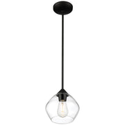 Vintage LED Pendant in Matte Black
