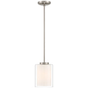 Seville Pendant in Brushed Steel
