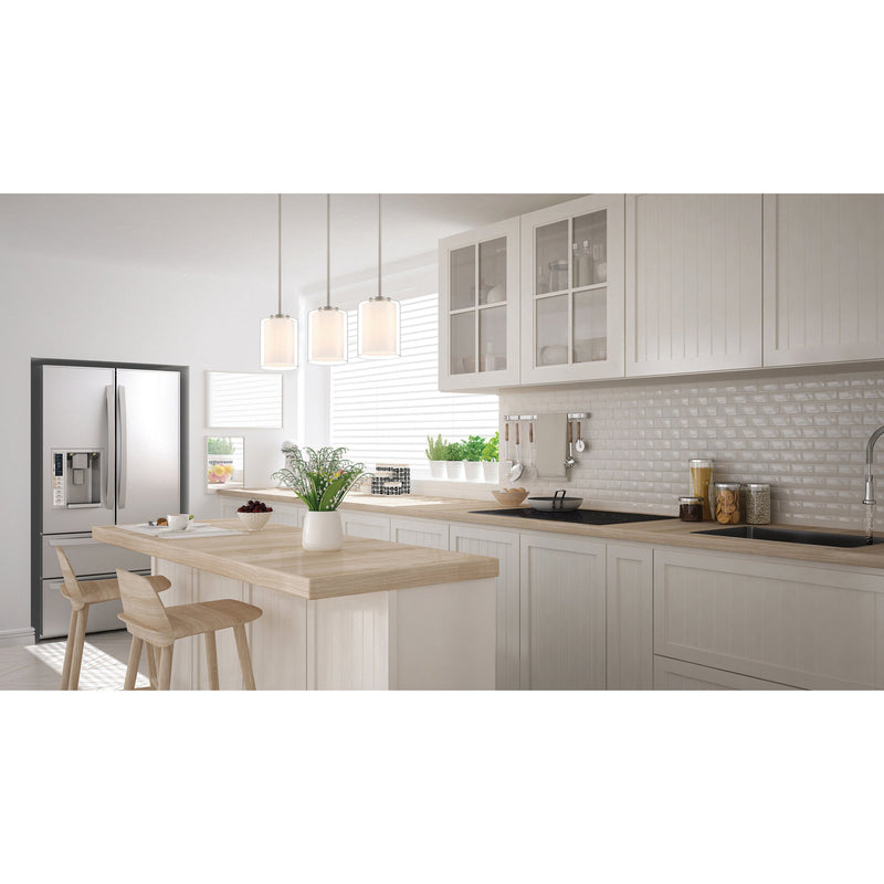 Seville Pendant in Brushed Steel