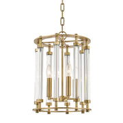 Haddon 4-Light Chandelier in Aged Brass