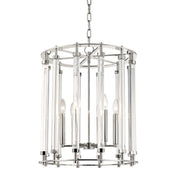 Haddon 6-Light Chandelier in Polished Nickel