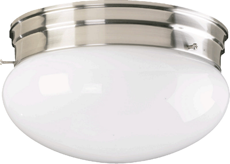 Transitional Ceiling Mount in Satin Nickel