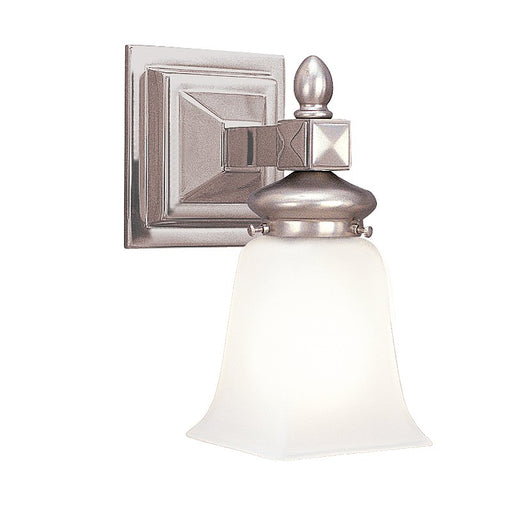 Cumberland Bath Sconce in Satin Nickel