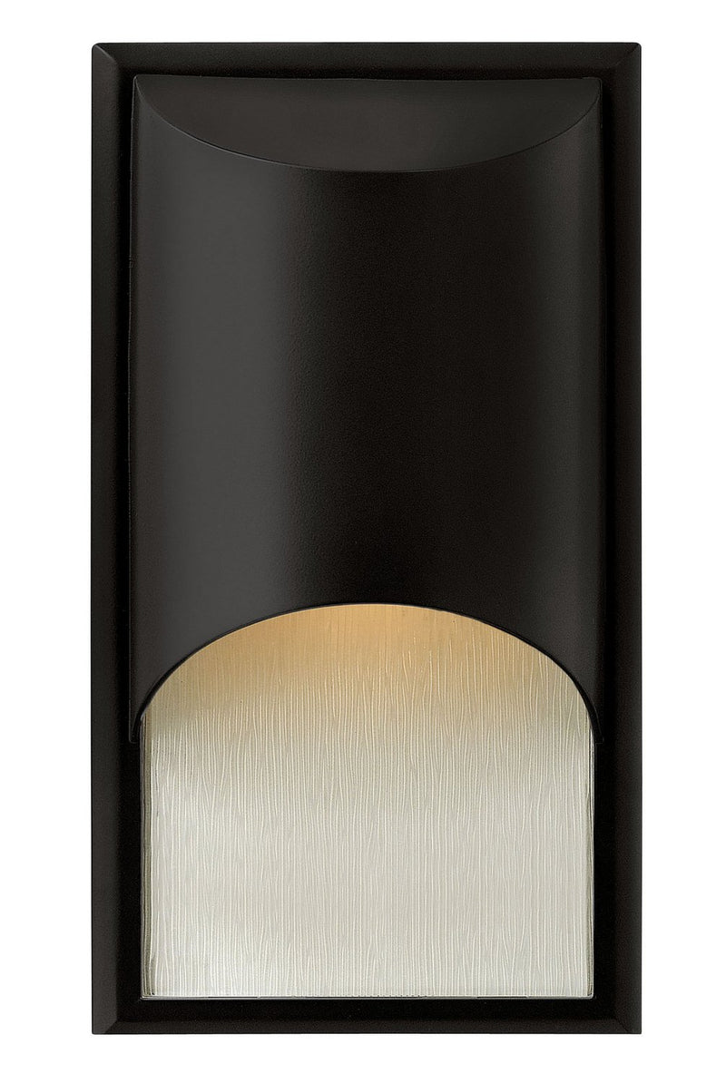 Cascade Small Outdoor Wall Sconce in Satin Black