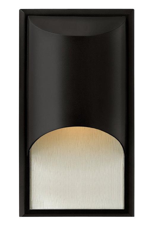 Cascade Small Outdoor Wall Sconce in Satin Black