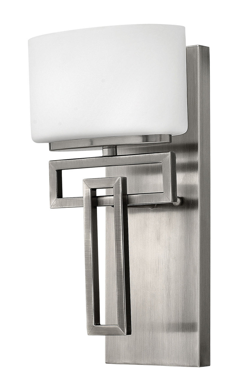 Lanza Single Light Vanity in Antique Nickel