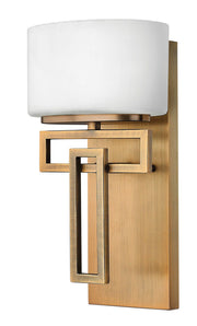 Lanza Bath Sconce in Brushed Bronze