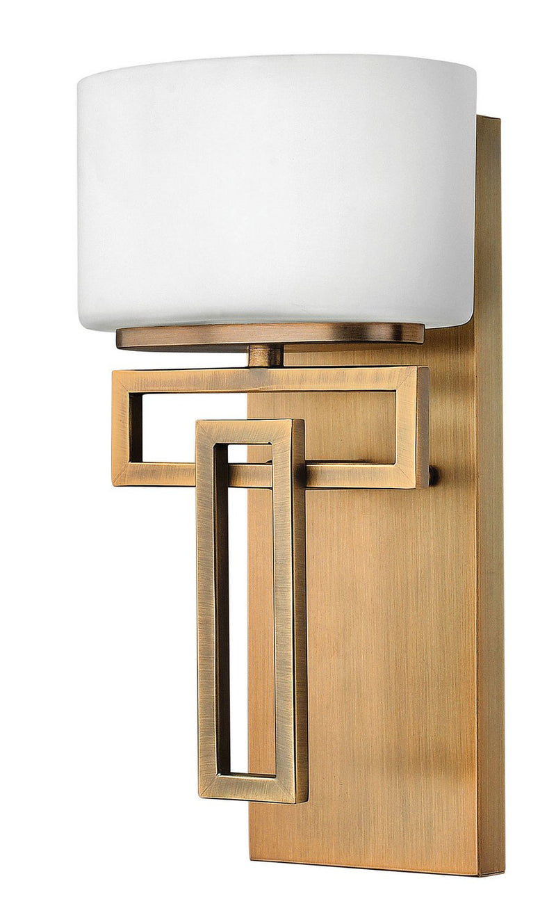 Lanza Bath Sconce in Brushed Bronze
