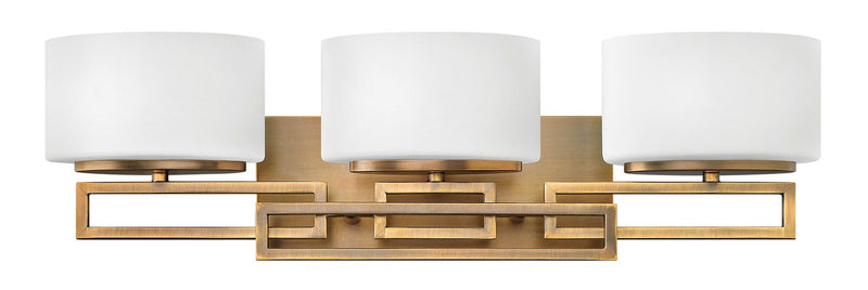 Lanza 3-Light Bath Vanity Light in Brushed Bronze