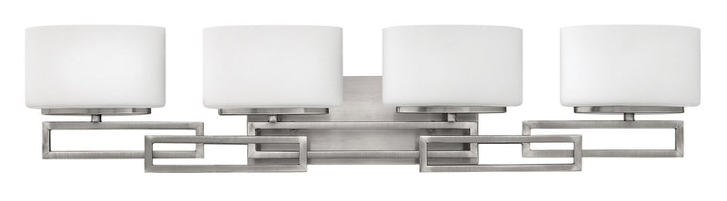Lanza 4-Light Bath Vanity Light in Antique Nickel
