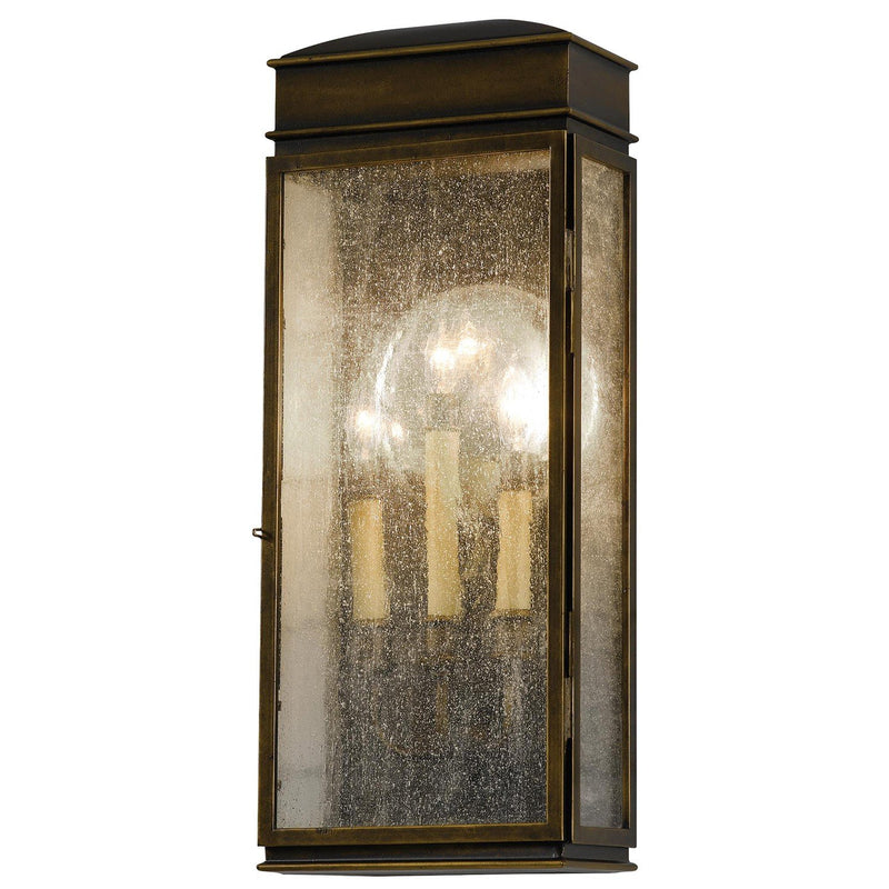 Whitaker 3-Light Outdoor Wall Lantern in Astral Bronze