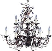 Elegante 9 Light Chandelier in Oil Rubbed Bronze