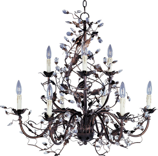 Elegante 9 Light Chandelier in Oil Rubbed Bronze