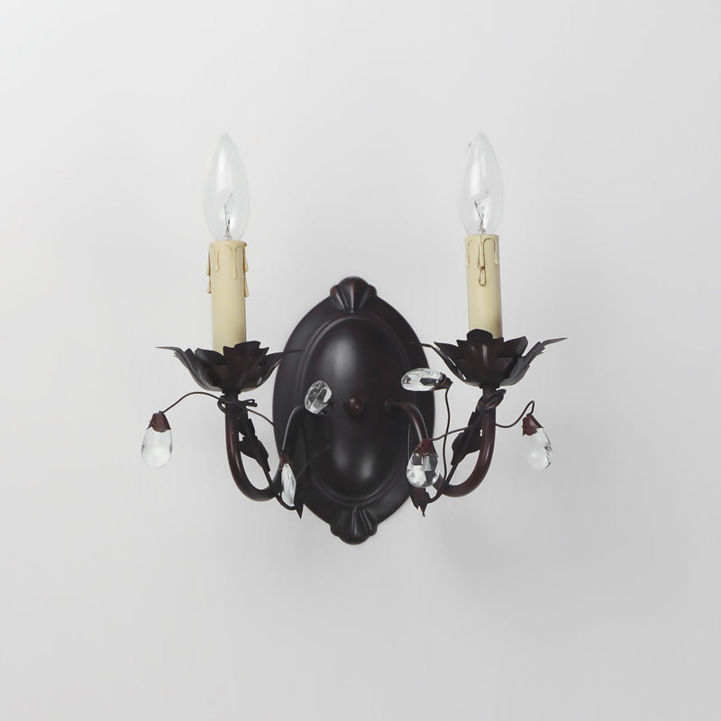 Elegante 2 Light Wall Sconce in Oil Rubbed Bronze