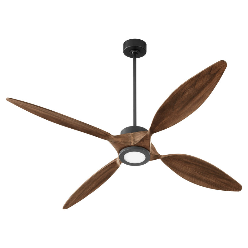 Papillon 66" 4-Blade WiFi Ceiling Fan in Matte Black