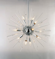 Polaris 12 Light Chandelier in Polished Chrome
