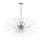 Polaris 16 Light Low Profile Chandelier in Polished Chrome