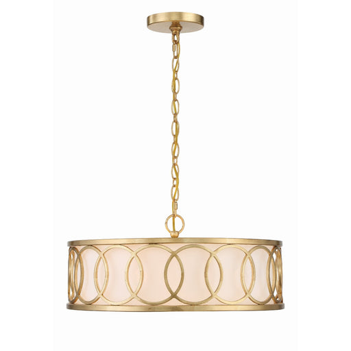 Graham 6 Light 18" Pendant in Antique Gold
