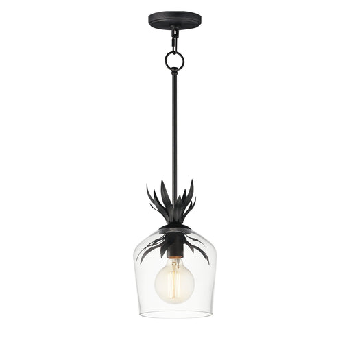 Paloma 1 Light Mini Pendant in Anthracite