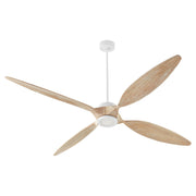 Papillon 80" 4-Blade WiFi Ceiling Fan in Studio White