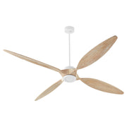 Papillon 80" 4-Blade WiFi Ceiling Fan in Studio White