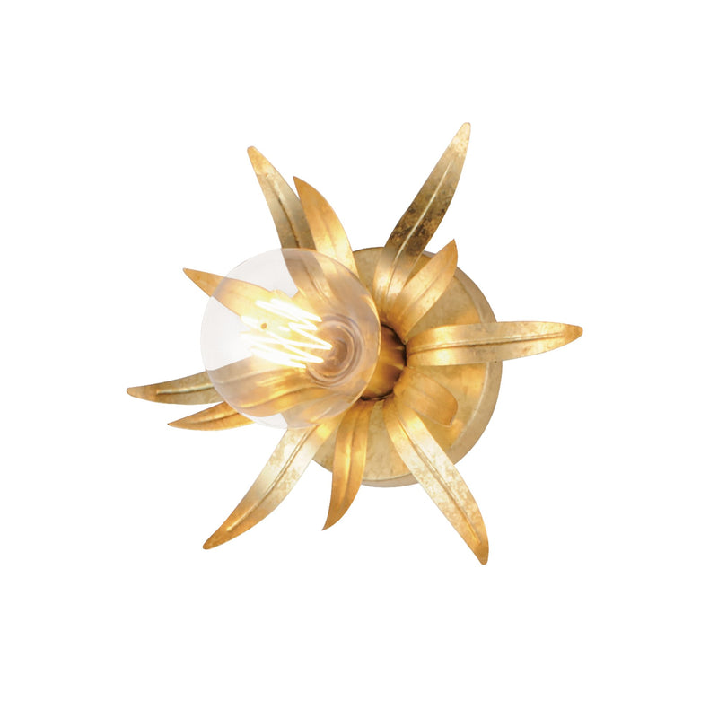 Paloma 10" 1 Light Wall Sconce in Gold Leaf