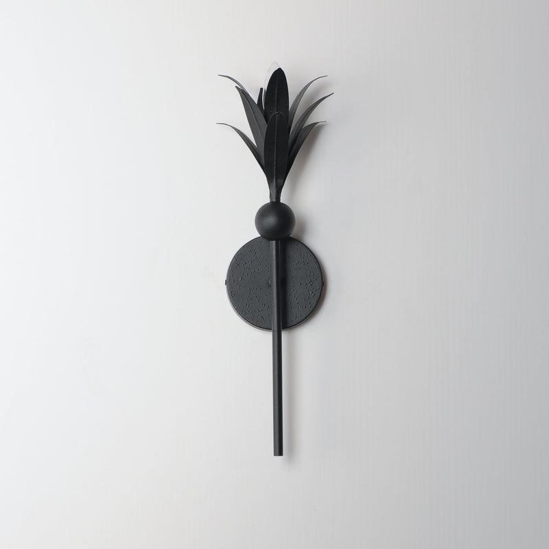 Paloma 1 Light Candle Wall Sconce in Anthracite