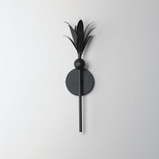 Paloma 1 Light Candle Wall Sconce in Anthracite