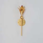 Paloma 1 Light Candle Wall Sconce in Gold Leaf