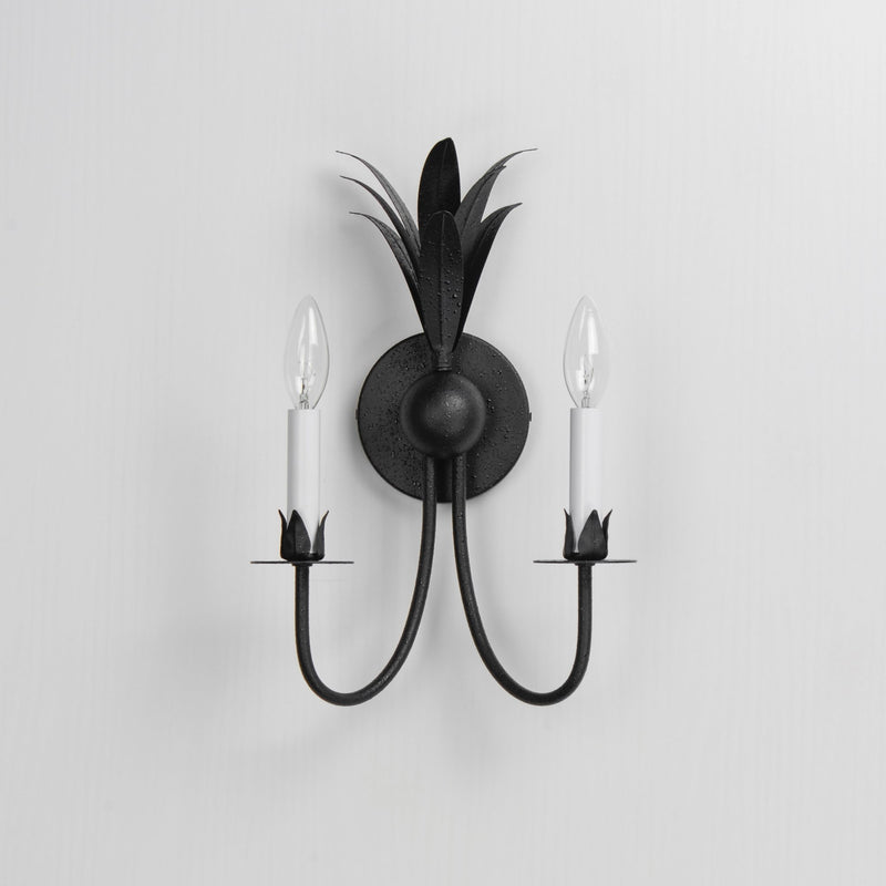 Paloma 2 Light Wall Sconce in Anthracite