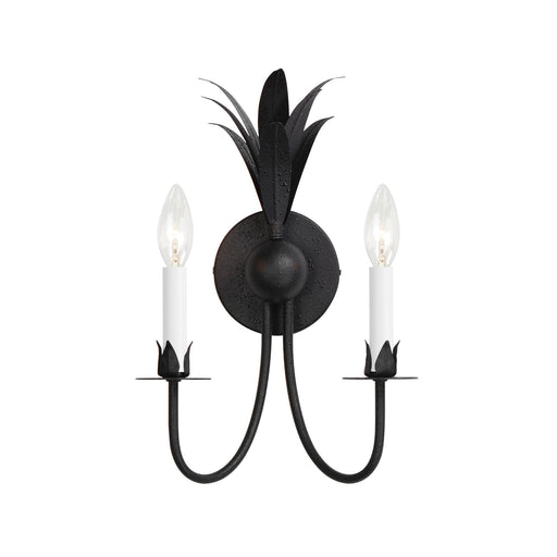 Paloma 2 Light Wall Sconce in Anthracite
