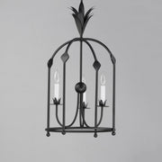 Paloma 3 Light Foyer Pendant in Anthracite