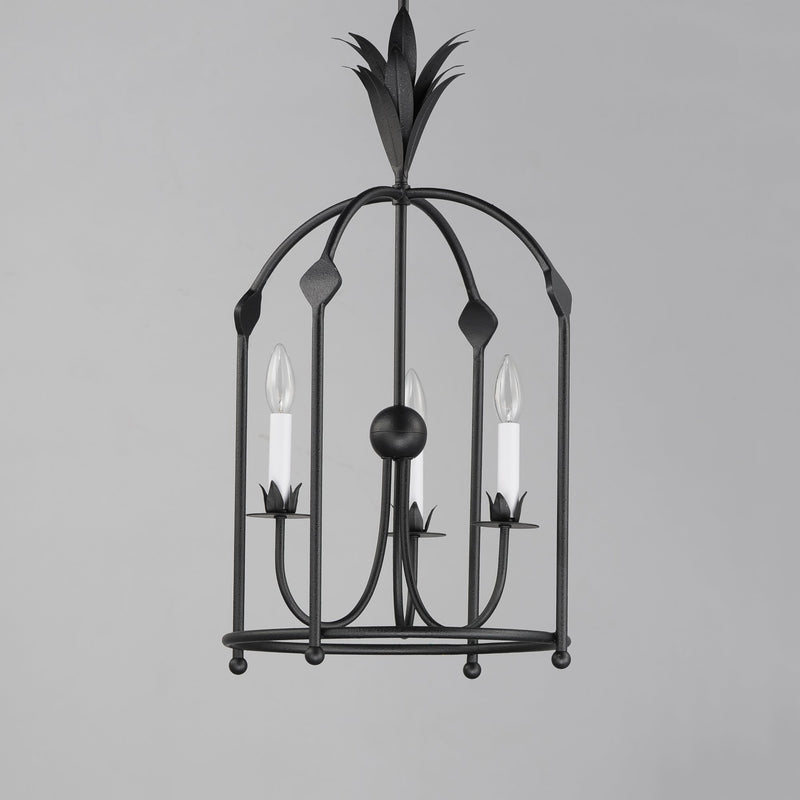 Paloma 3 Light Foyer Pendant in Anthracite