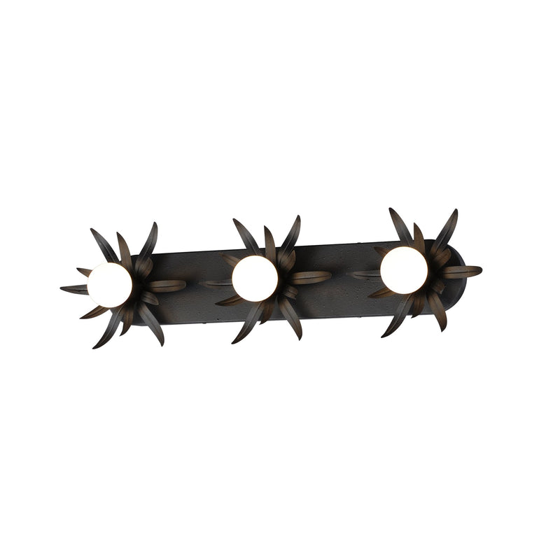 Paloma 3 Light Bath Vanity Light in Anthracite