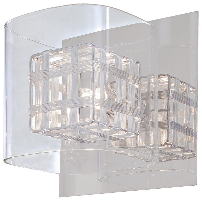 Jewel Box Bath Sconce in Chrome