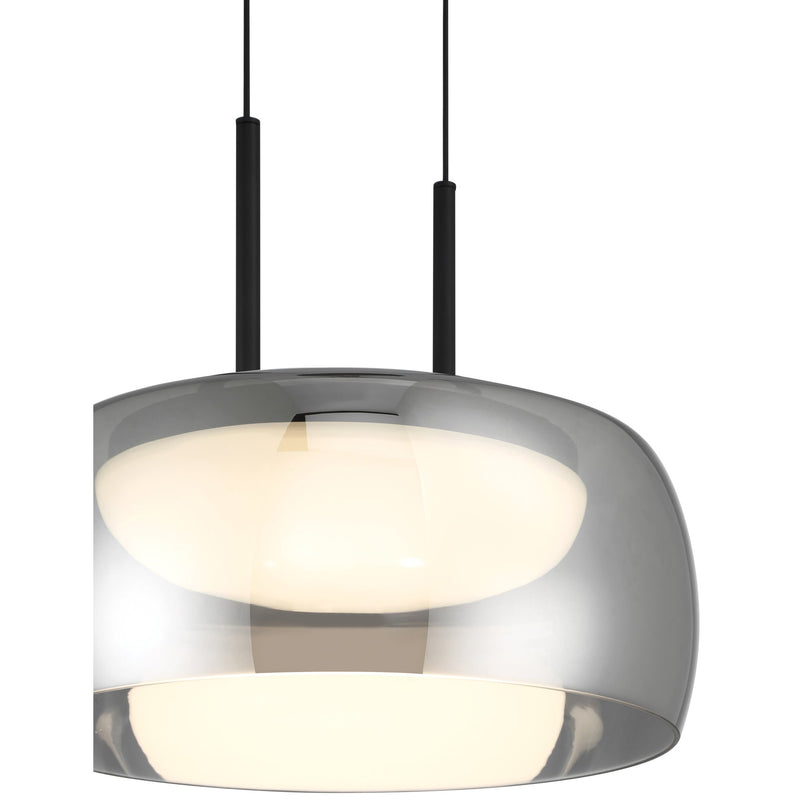 Chloe LED Pendant in Matte Black