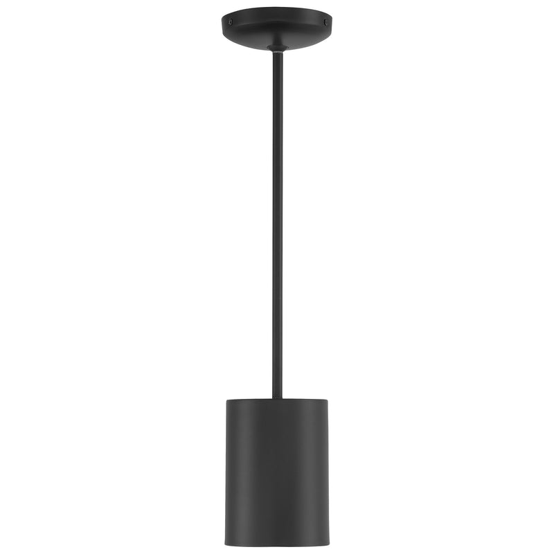 Pilson Short Pendant in Matte Black