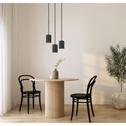 Pilson Short Pendant in Matte Black