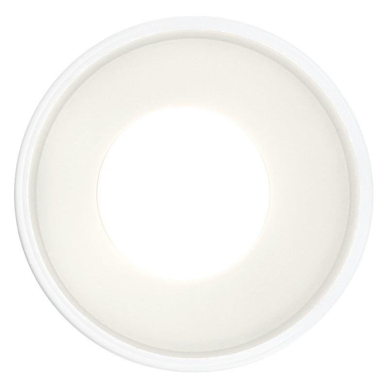 Pilson Short Pendant in Matte White