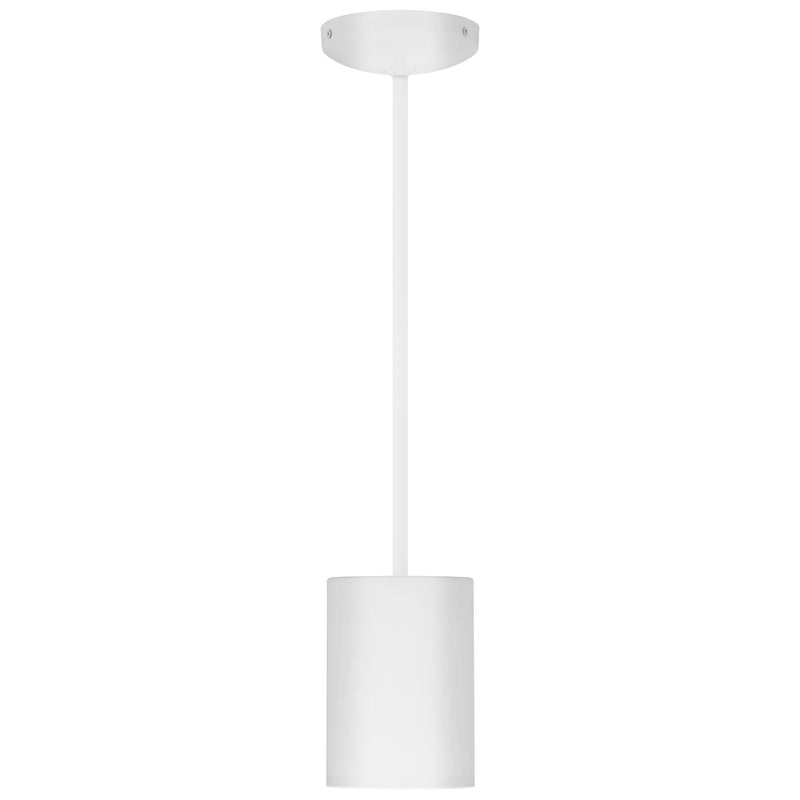 Pilson Short Pendant in Matte White