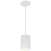 Pilson Short Pendant in Matte White