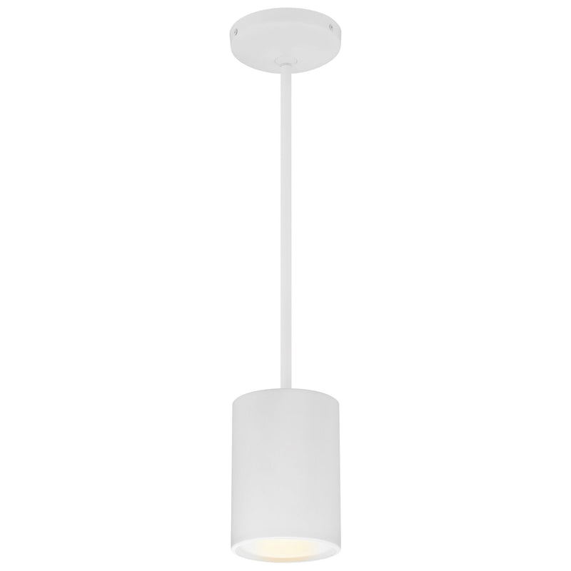 Pilson Short Pendant in Matte White