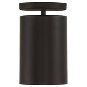 Pint LED Semi-Flush Mount in Matte Black