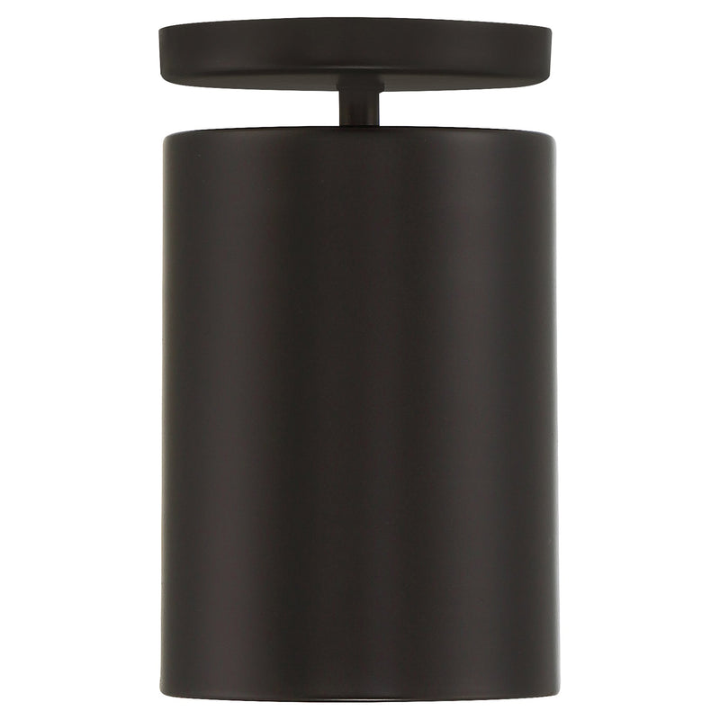 Pint LED Semi-Flush Mount in Matte Black